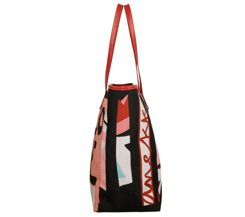 Poseta plaja, dama, ANEKKE 38474-223, negru, textil